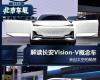 2020北京车展长安展台的正中心是全新的长安Vision V概念车