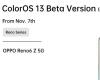 ColorOS 13 beta适用于Reno8 Pro与Reno5 Pro