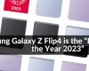 三星Galaxy Z Flip 4是2023年年度最佳产品吗
